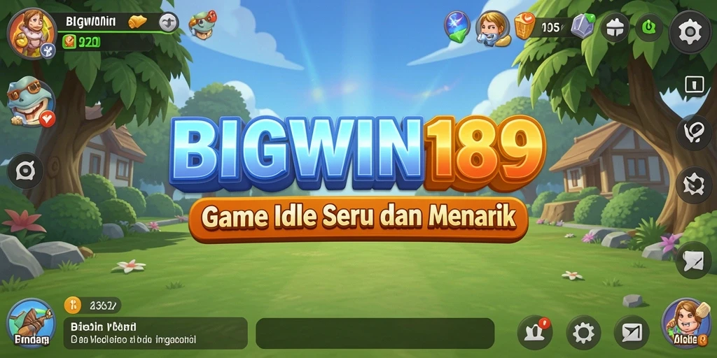 Screenshot gameplay BIGWIN189 menampilkan karakter dan sumber daya yang menarik.