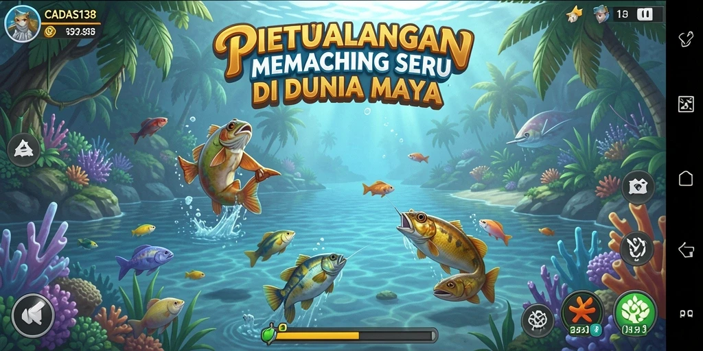 Tangkapan ikan dalam game CADAS138 menampilkan keseruan dan keindahan gameplay Fishing.