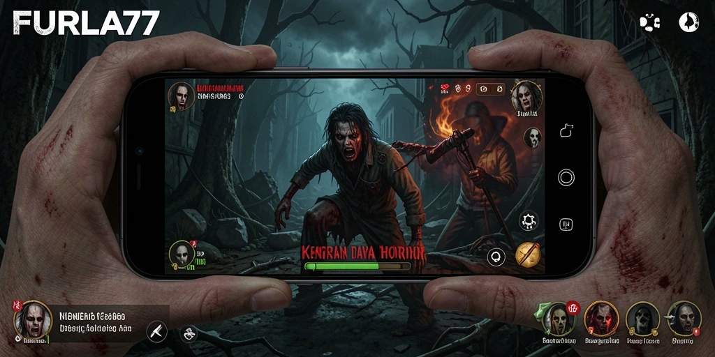Tampilan gameplay FURLA77 yang mencekam dan penuh ketegangan.