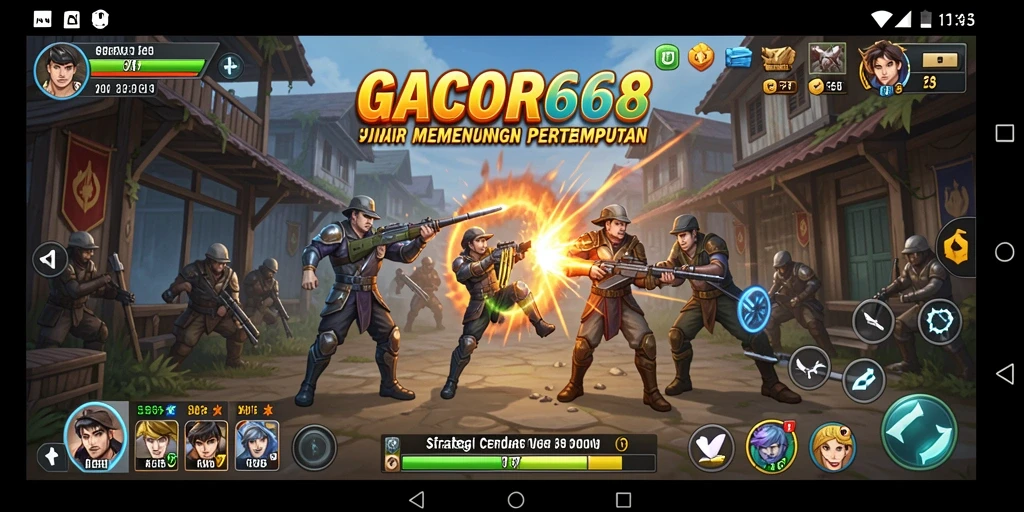 Tampilan menegangkan dari gameplay GACOR668 yang penuh strategi.