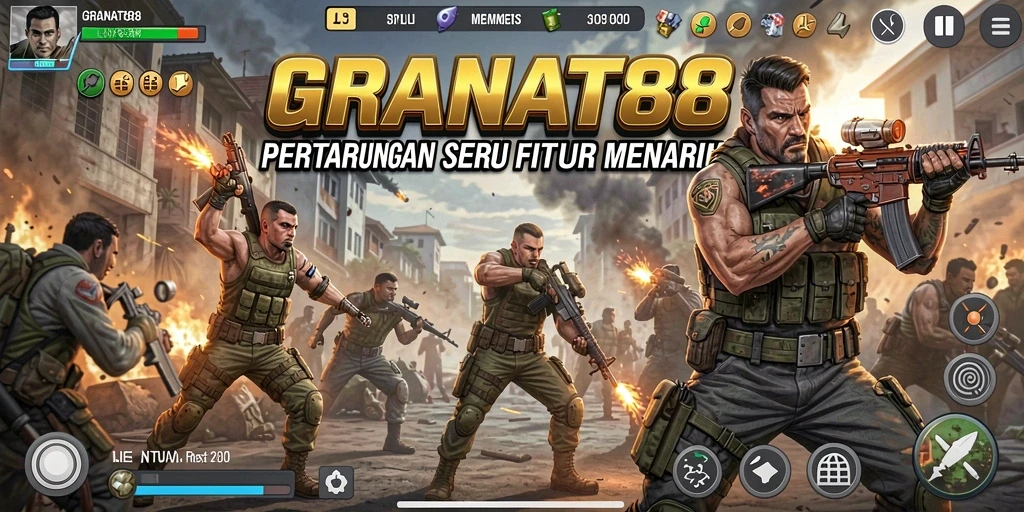Tampilan gameplay Fighting di GRANAT88 yang mendebarkan dan penuh aksi.