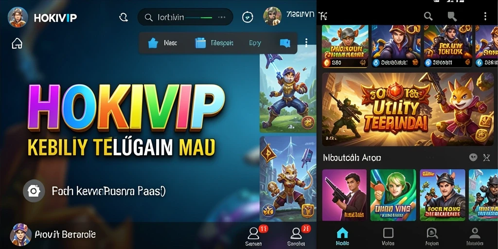 Tampilan antarmuka HOKIVIP yang bersih dan fungsional.
