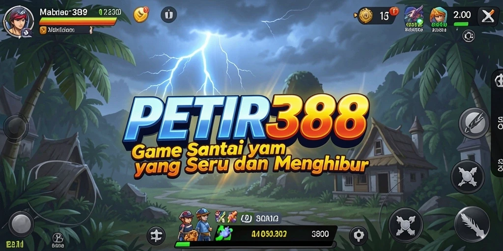 Screenshot PETIR388 menampilkan gameplay yang seru dan grafis menarik.