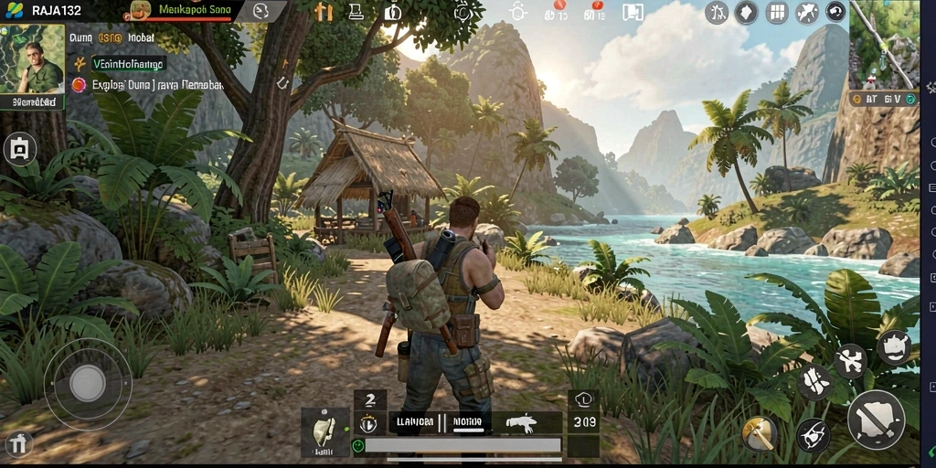 Gameplay RAJA132 menampilkan petualangan di dunia terbuka yang memukau.