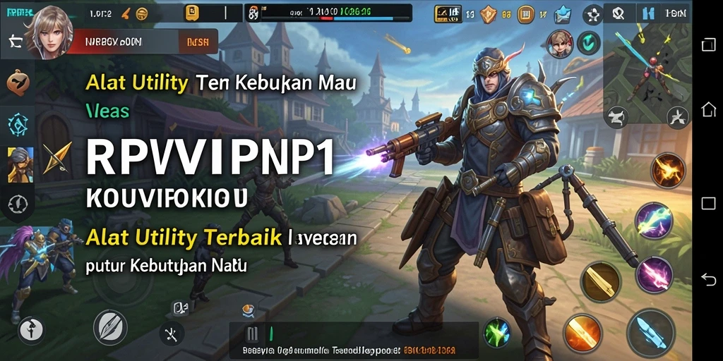 Tampilan utama RPVIP1 yang menunjukkan alat bantu Utility.