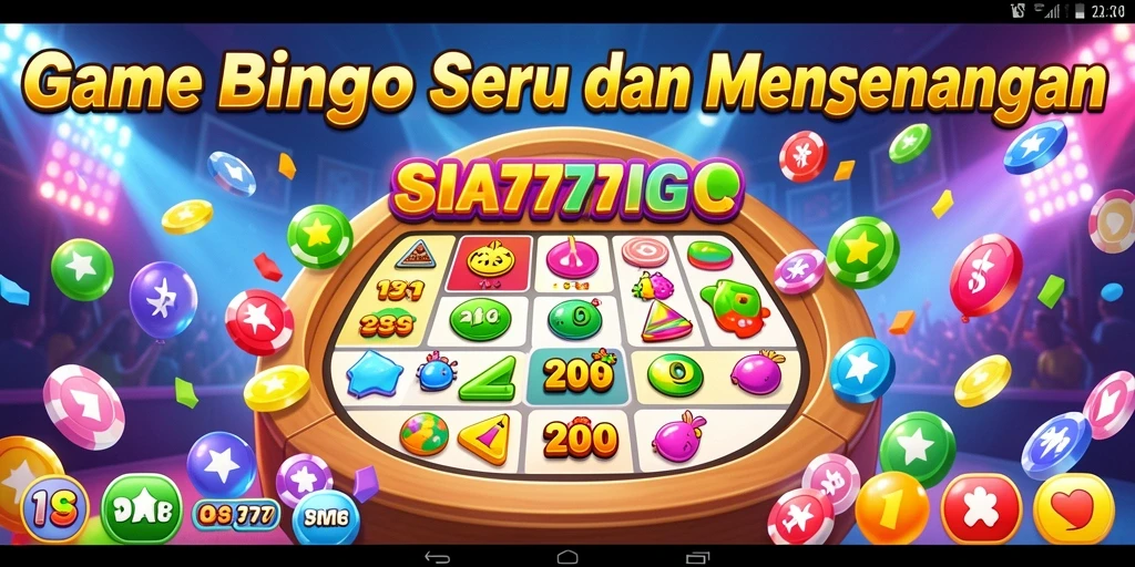 Screenshot SIA777 menampilkan gameplay Bingo yang seru dan interaktif.
