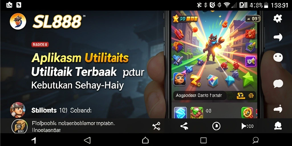 Tampilan screenshot SL888 menampilkan antarmuka aplikasi yang sederhana dan efektif.