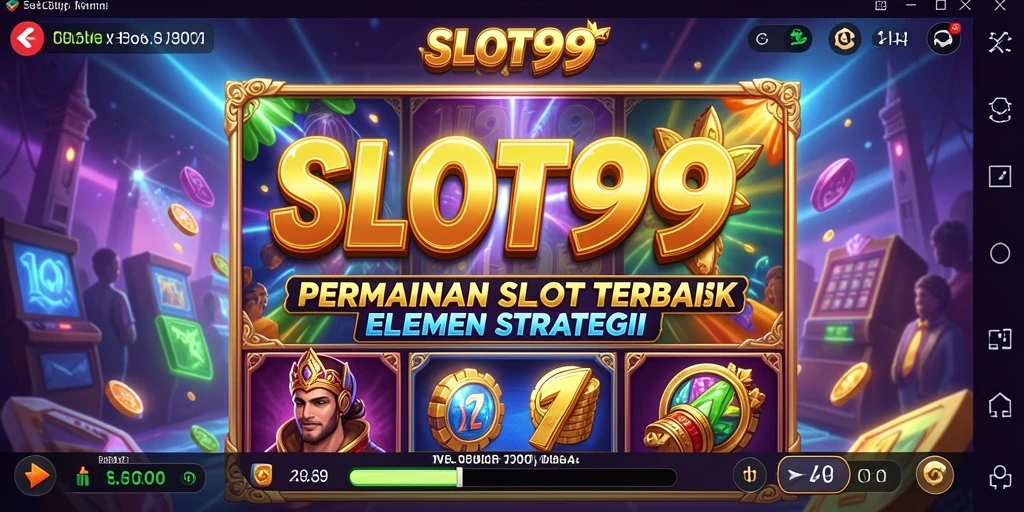 Tampilan gameplay menarik SLOT99 dengan berbagai tema slot.