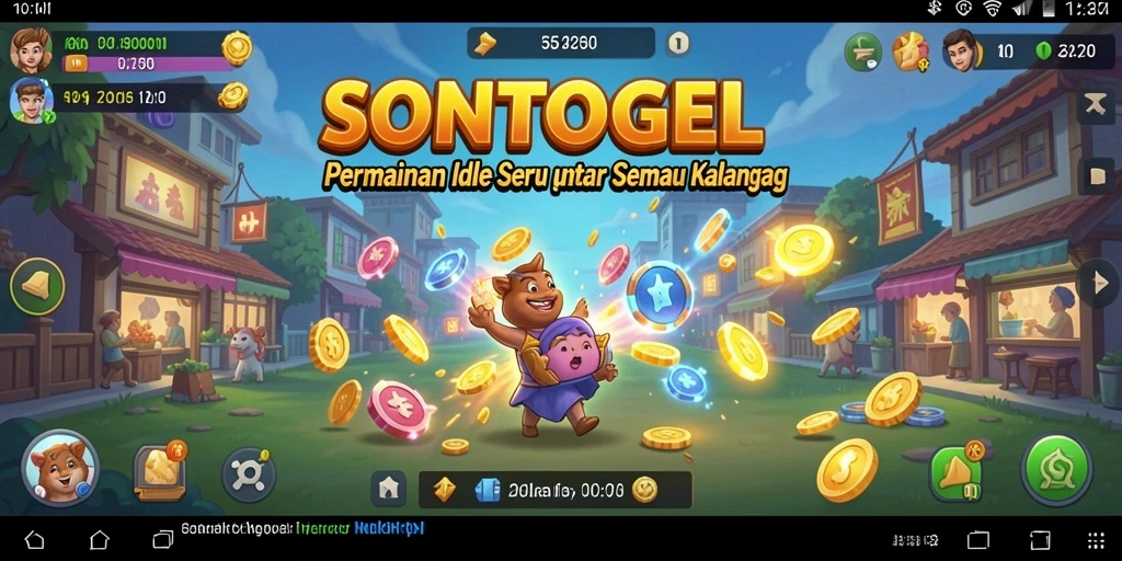 Screenshot menunjukkan gameplay aktif dan menarik dari SONTOGEL.