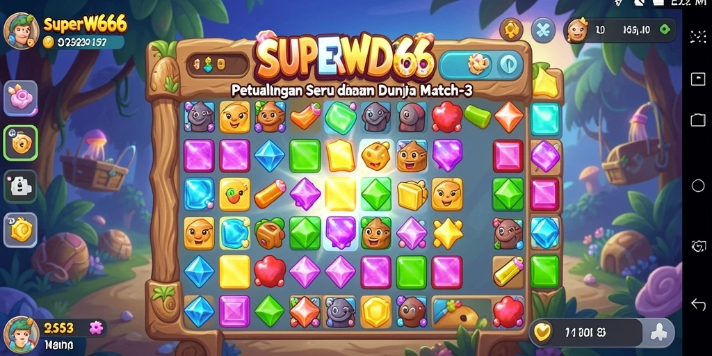 Gameplay SUPERWD666 yang menarik dan penuh warna.