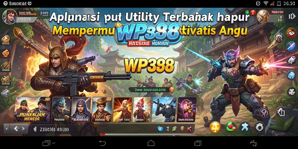 Tampilan antarmuka WP888 yang intuitif dan menarik.