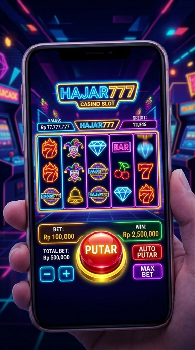 Tampilan antarmuka hajar777 yang bersih dan terorganisir.